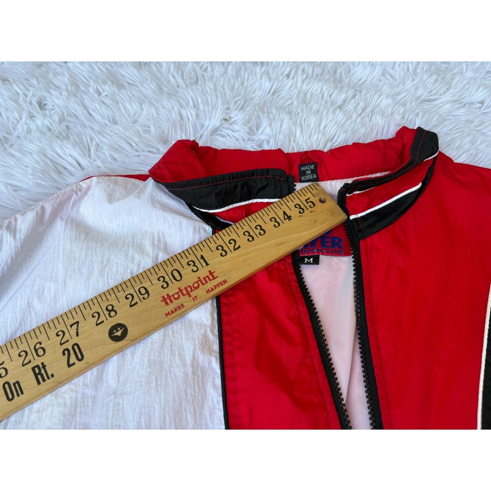 Vintage 90s Detroit Red Wings Pro Player Windbreaker Jacket Mens M NHL Hockey - Picture 6 of 8